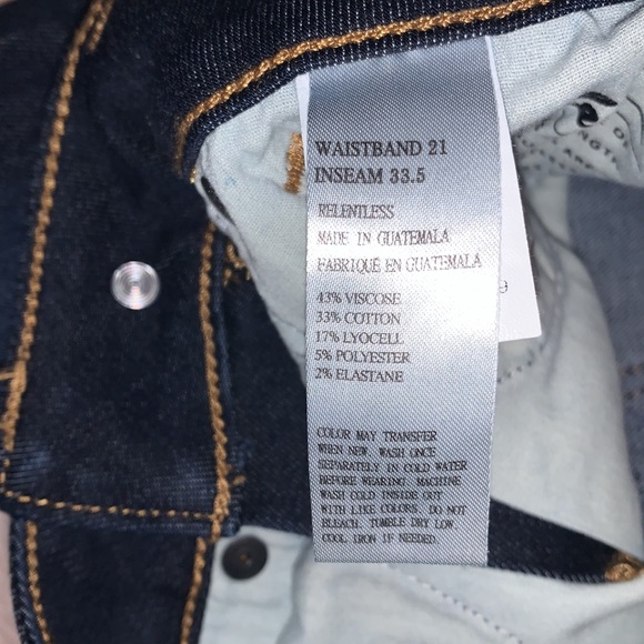 RELENTLESS JEANS NWT - Picture 2 of 3